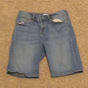 Denim shorts